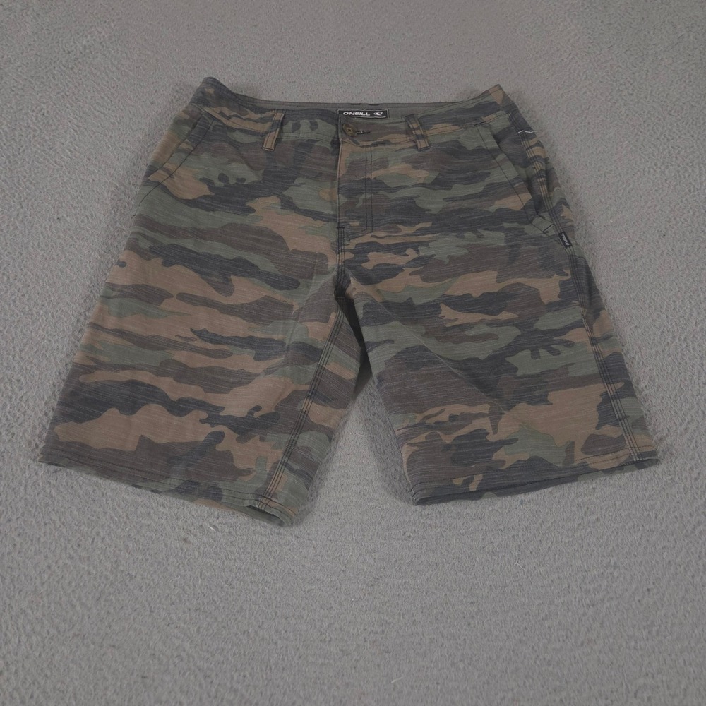 O'Neill Shorts Men 30 Camo Loaded 2.0 Hybrid Stretch Quick Dry Boardshorts Beach